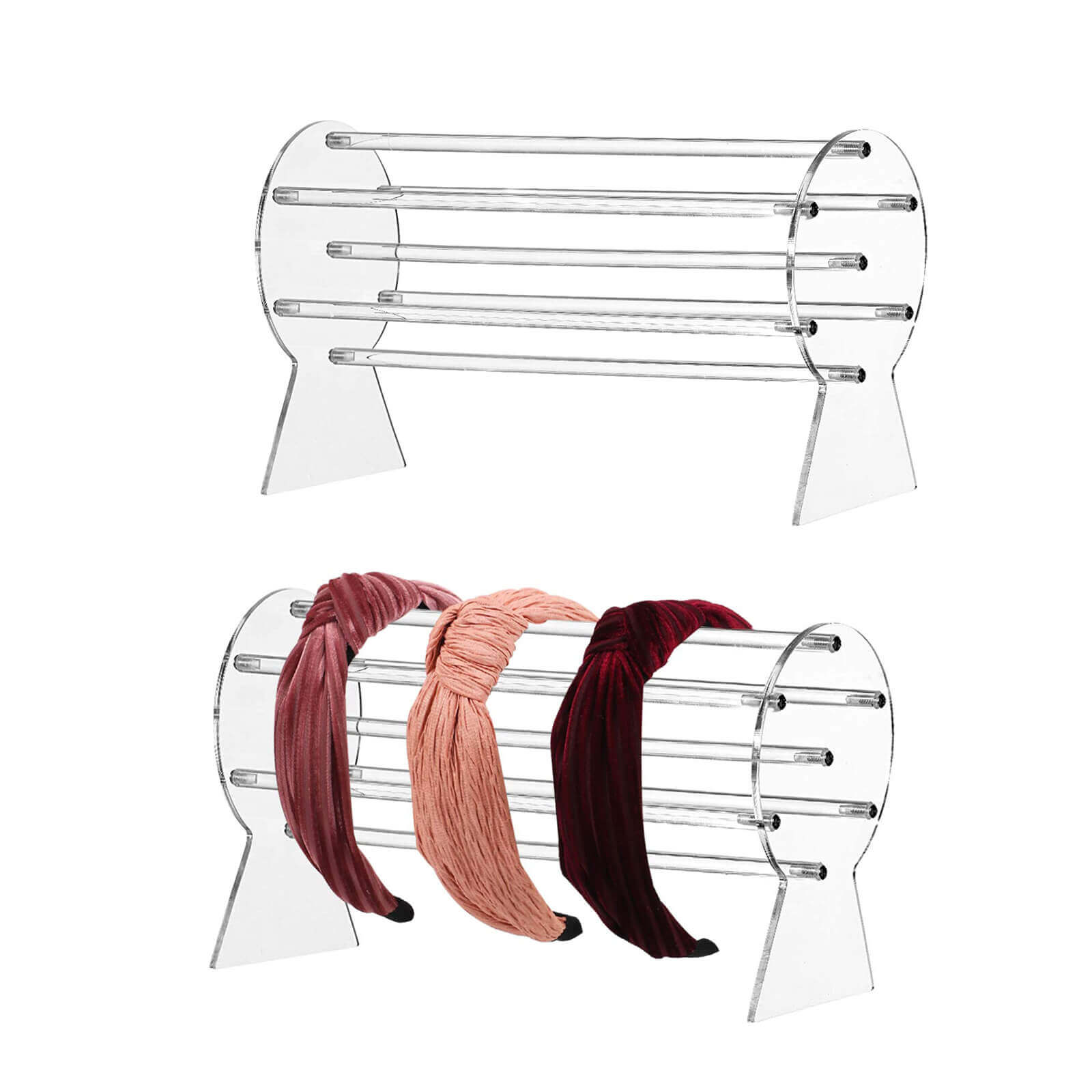 Acrylic Headband Holder Jewelry Organizer