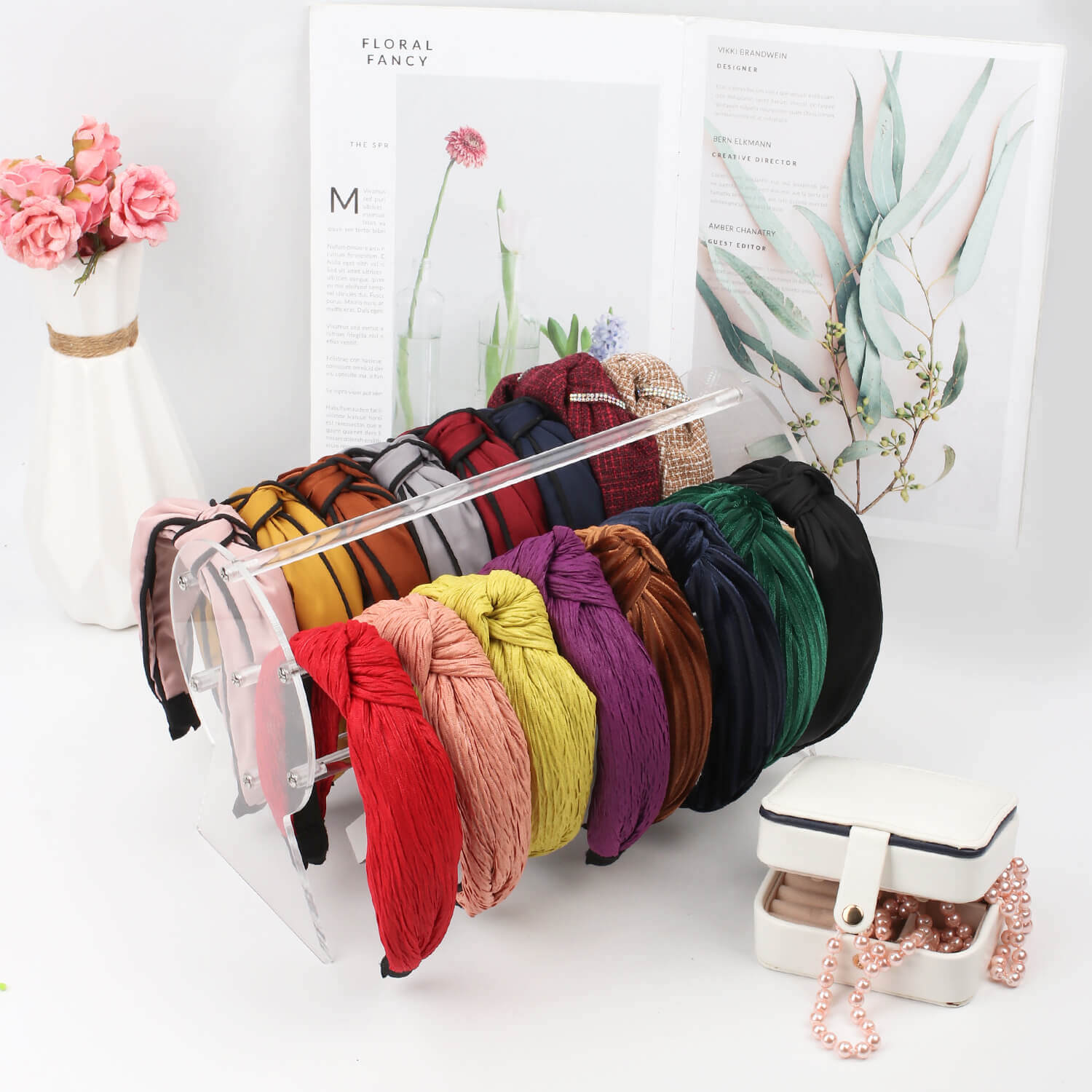 Acrylic Headband Holder Jewelry Organizer