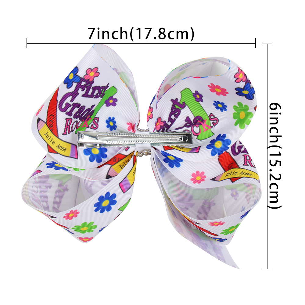 1st Grade School Hair Bows