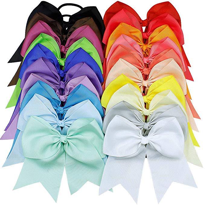 10pcs/lot 7" Cheerleader Cheer Bow