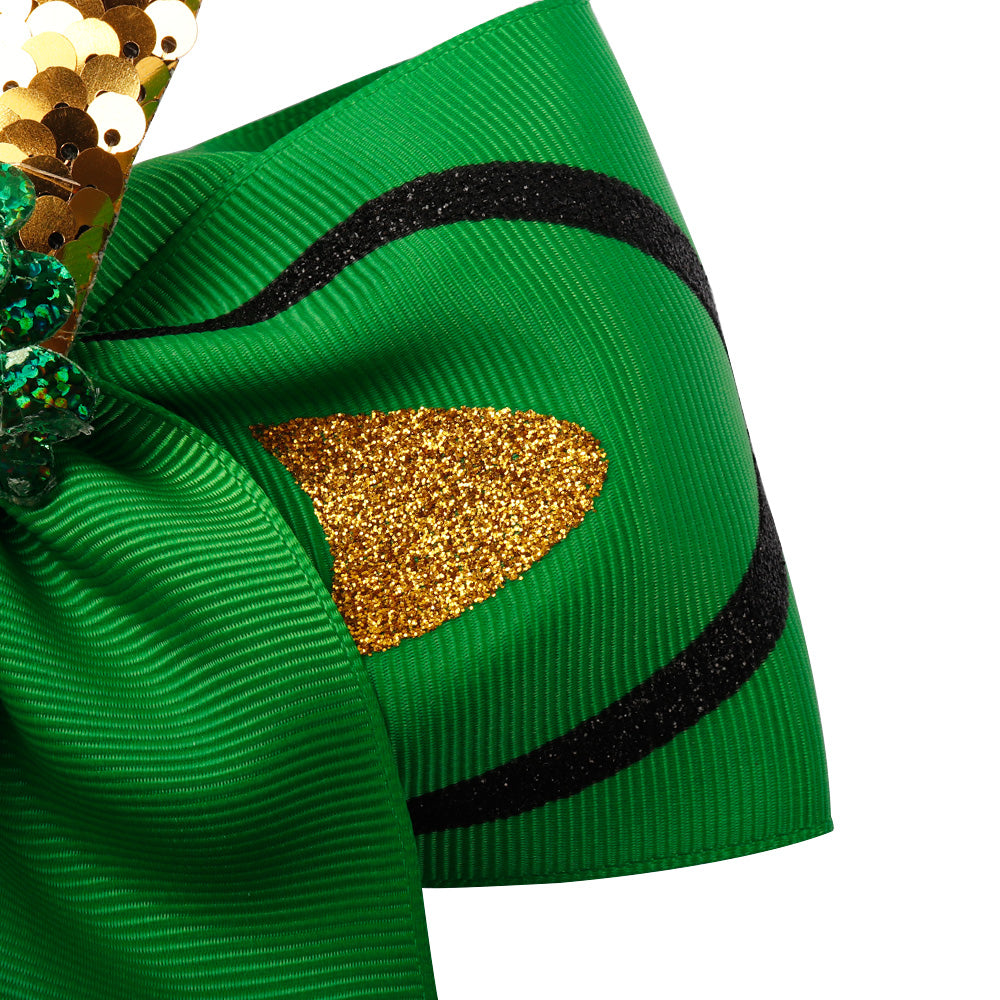50PCS St. Patrick's Day Unicorn Cheer Bow