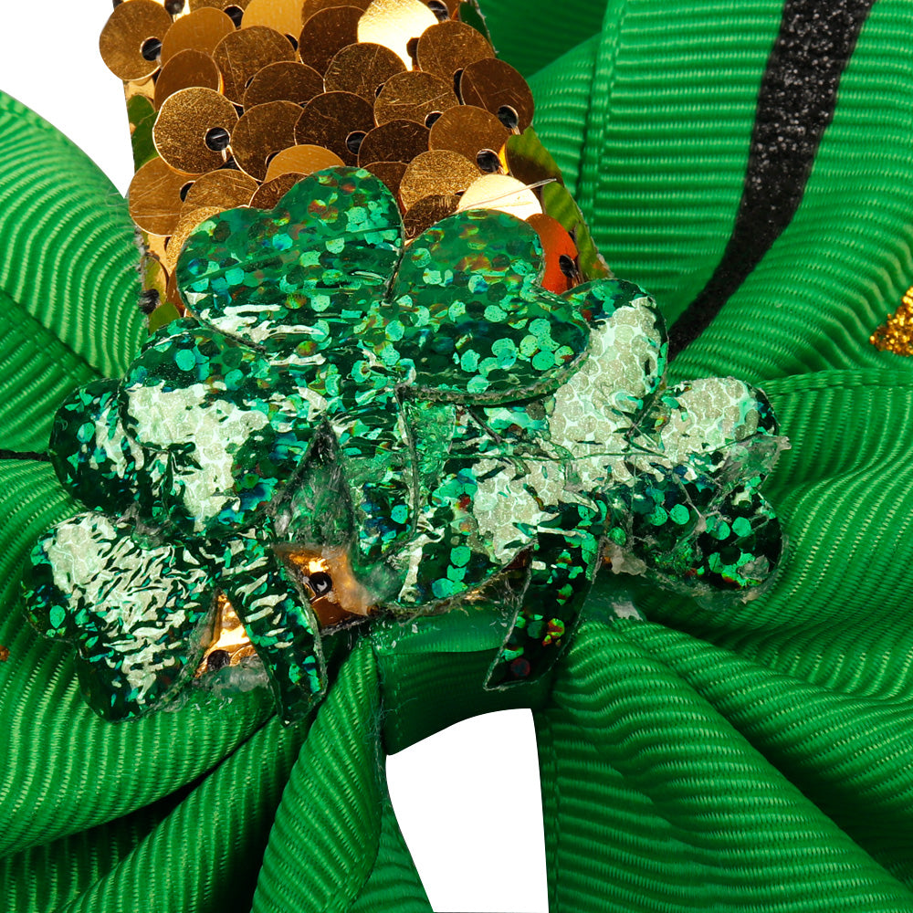 50PCS St. Patrick's Day Unicorn Cheer Bow