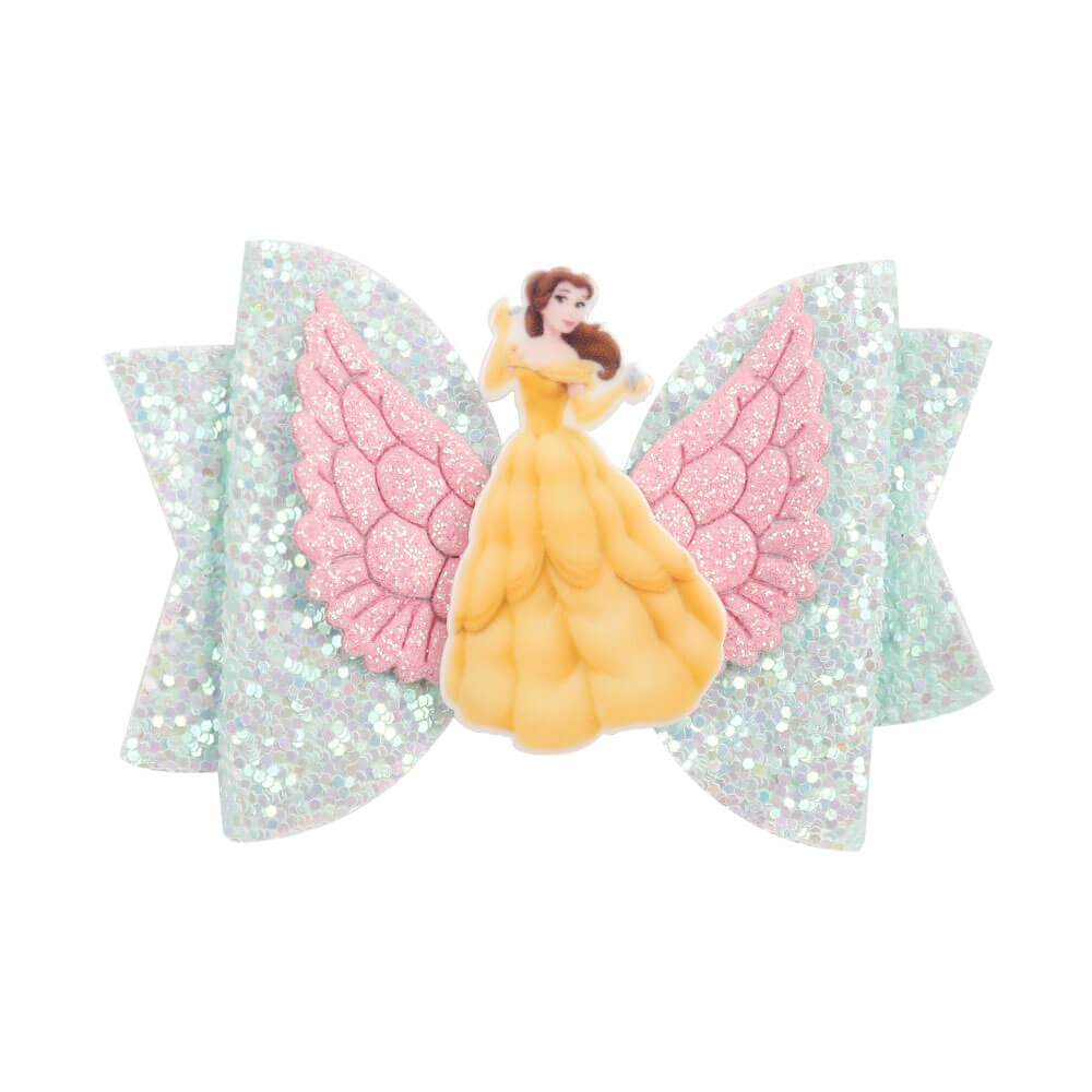 Mouse Decorated Glitter Hair Bow