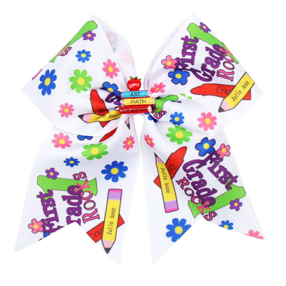 flower cheer bow