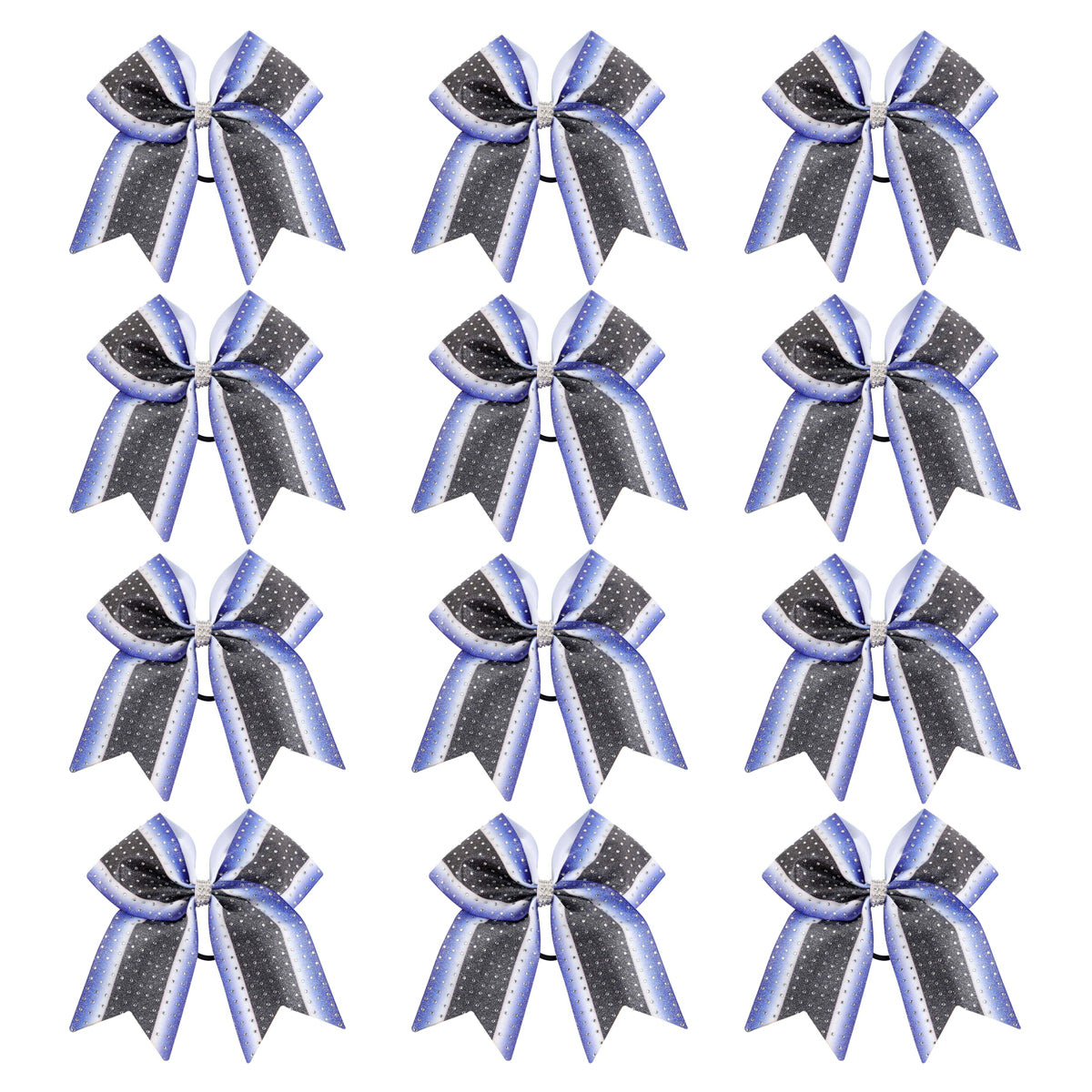 50PCS Full Rhinestone Large Cheer Bow