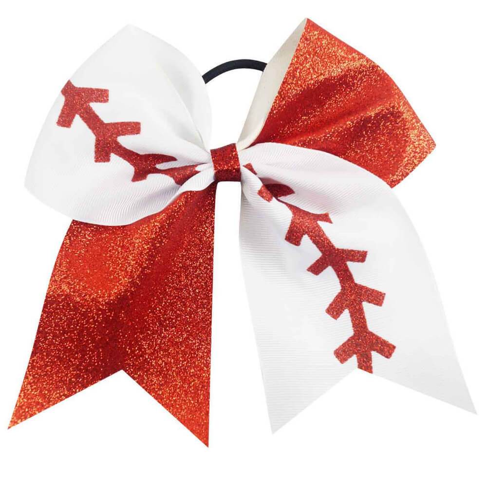 softball cheer bow