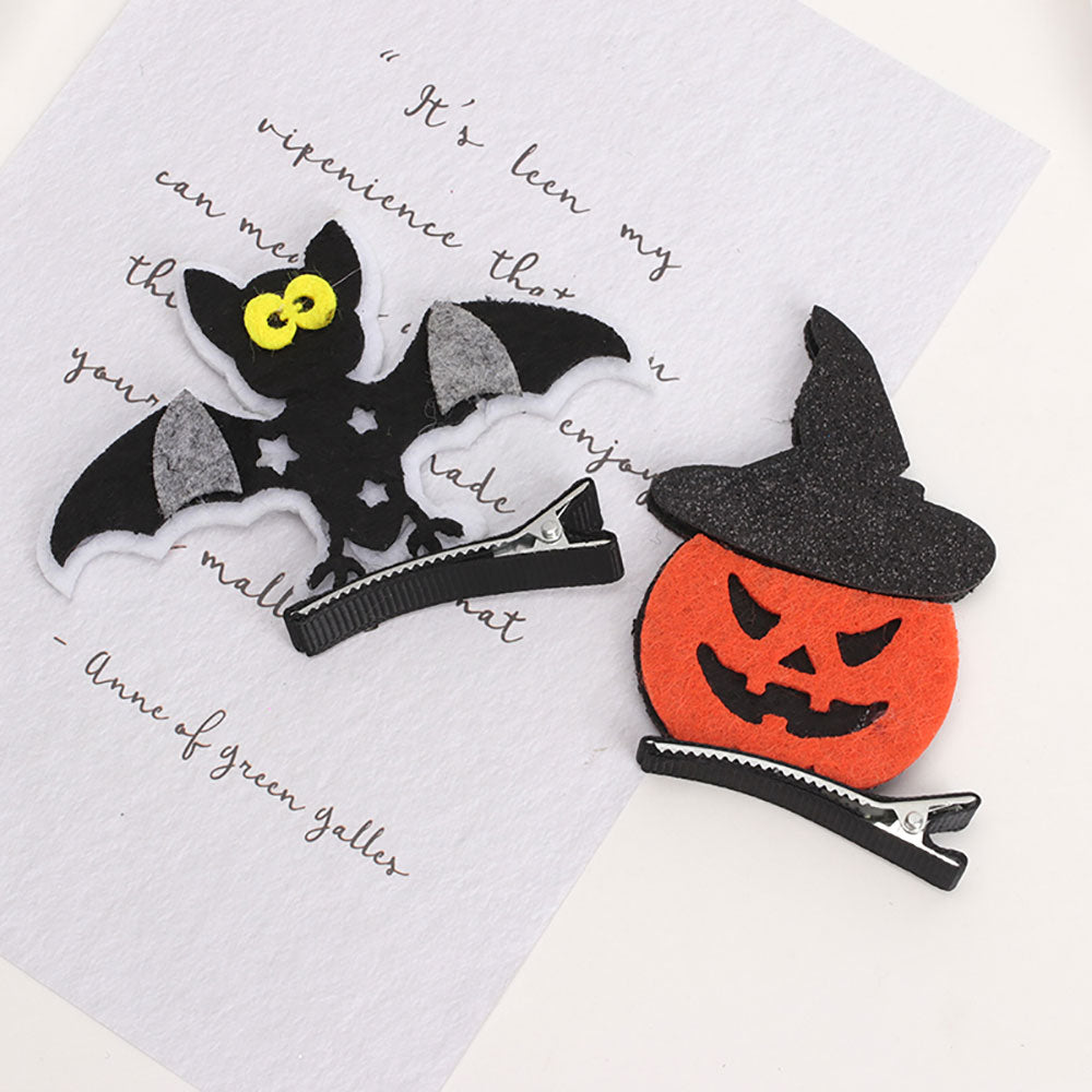 50PCS Halloween Pumpkin Hair Clips