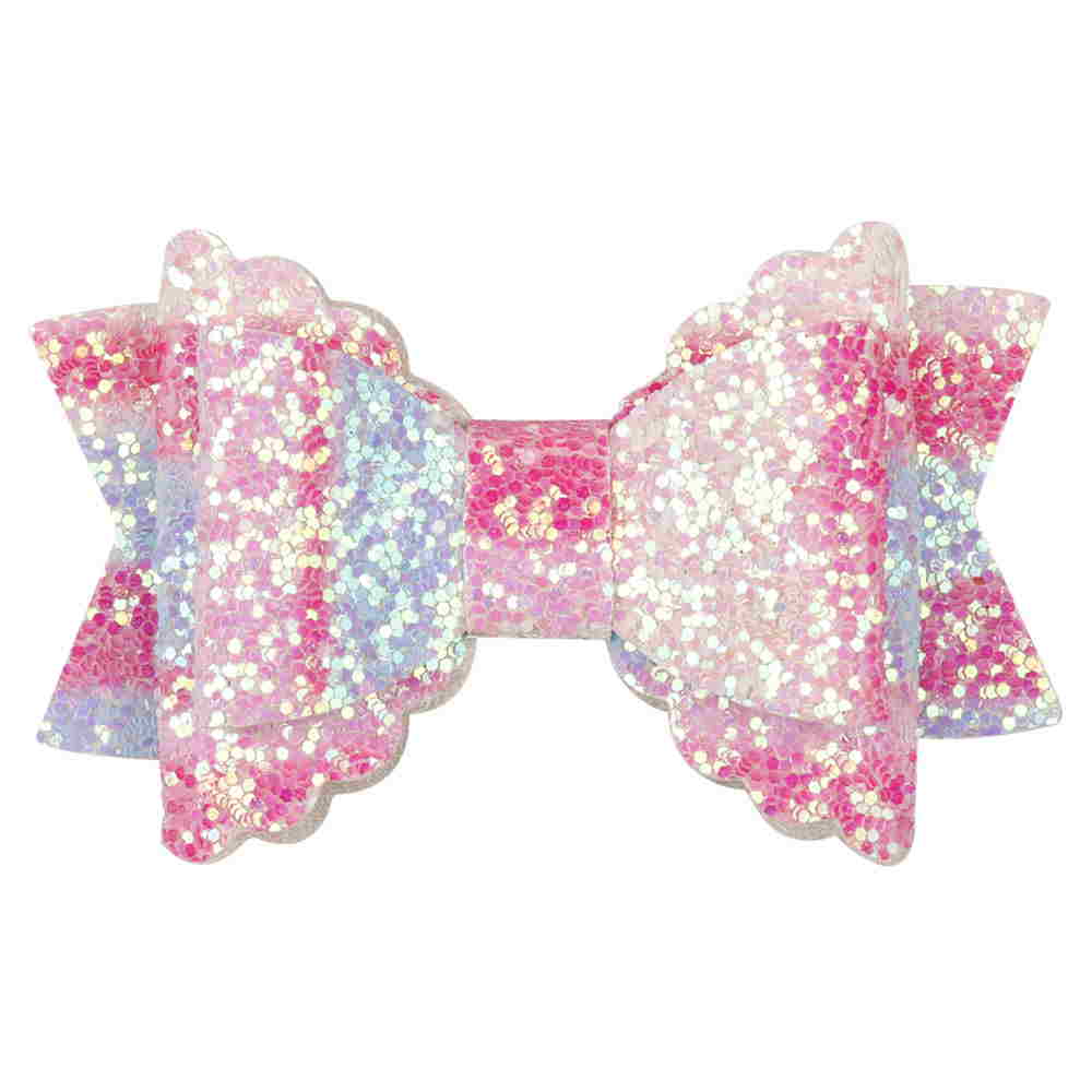 2Pcs/Set Glitter Hair Bow