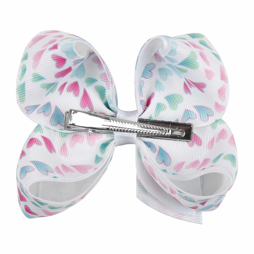Valentine's Day Love Heart 4'' Hair Bows