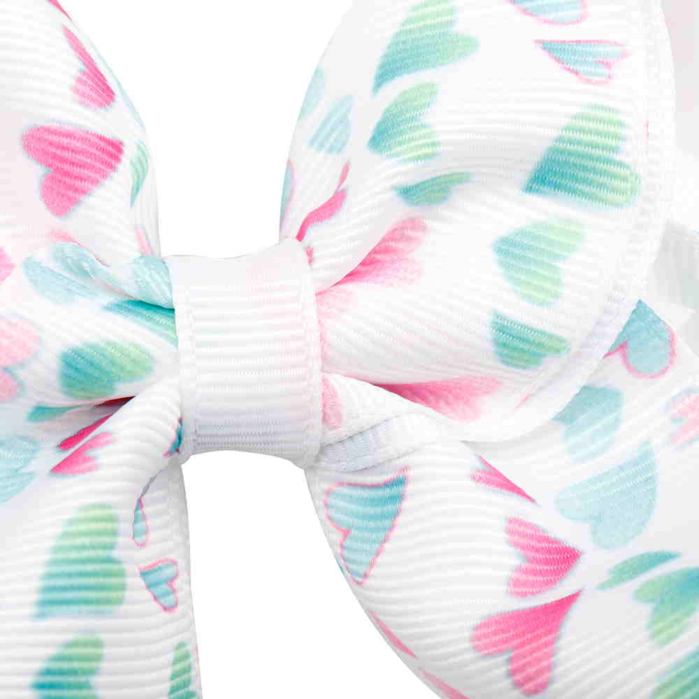Valentine's Day Love Heart 4'' Hair Bows