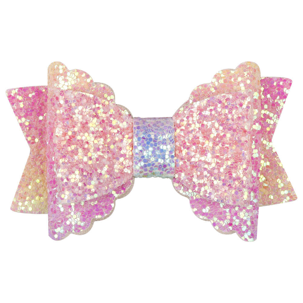 2Pcs/Set Glitter Hair Bow