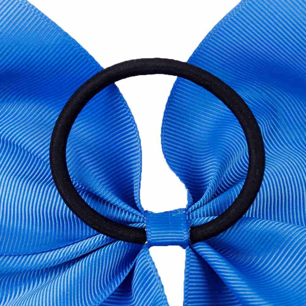2Pcs/Set School Wear Glitter Cheer Bow With Elastic Bands