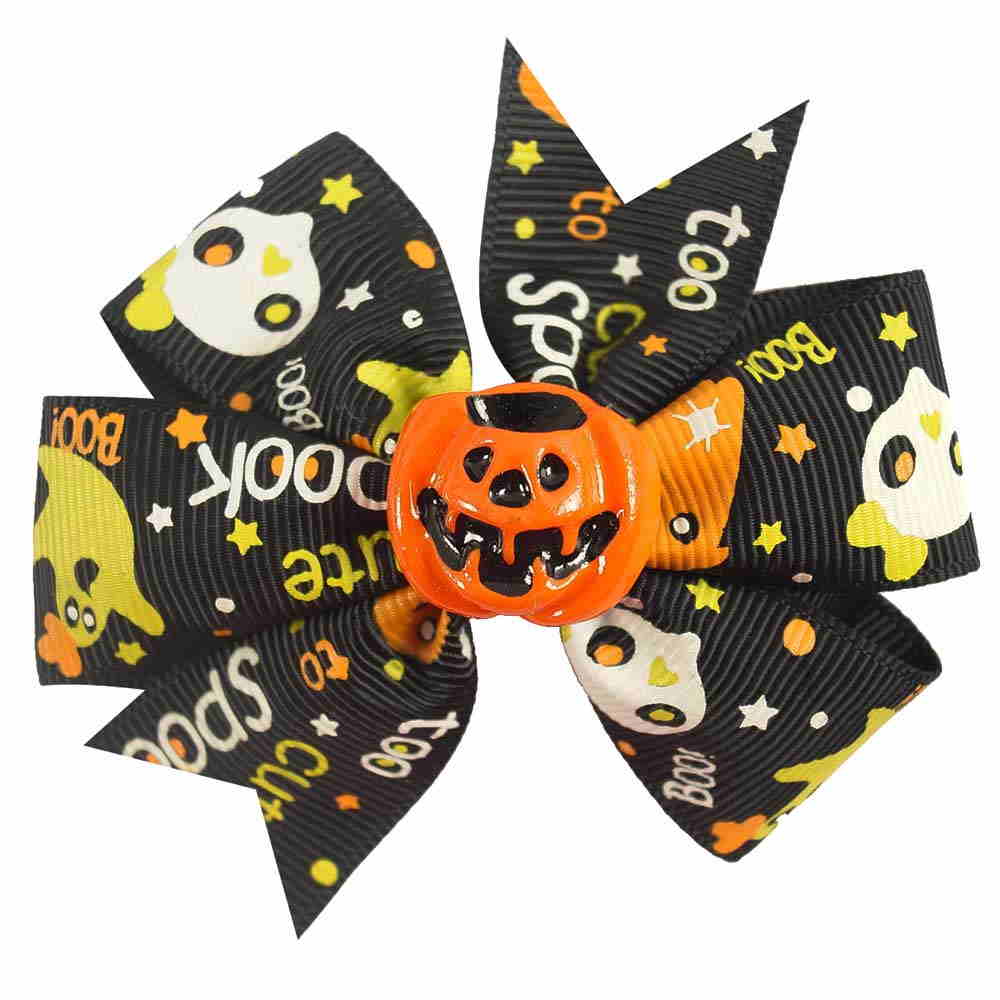 Print Halloween Hair Clips For Girls