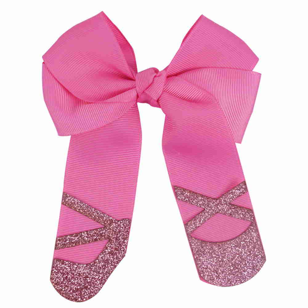 Ballet Shoes Glitter Hair Clips For School Dancing Girls