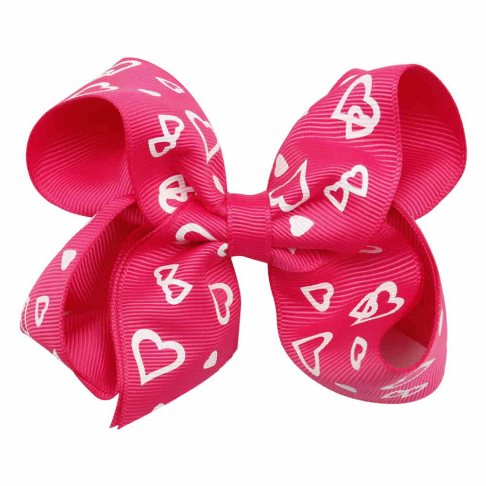Valentine's Day Love 4'' Hair Bows