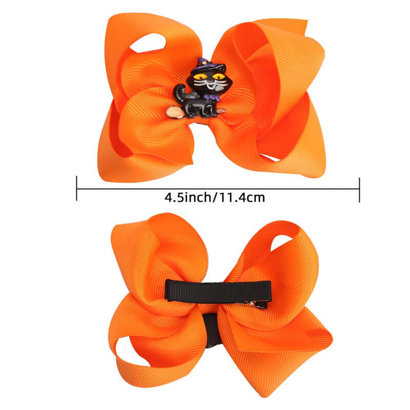 Oaoleer 4.5 inches Halloween Hair Bows