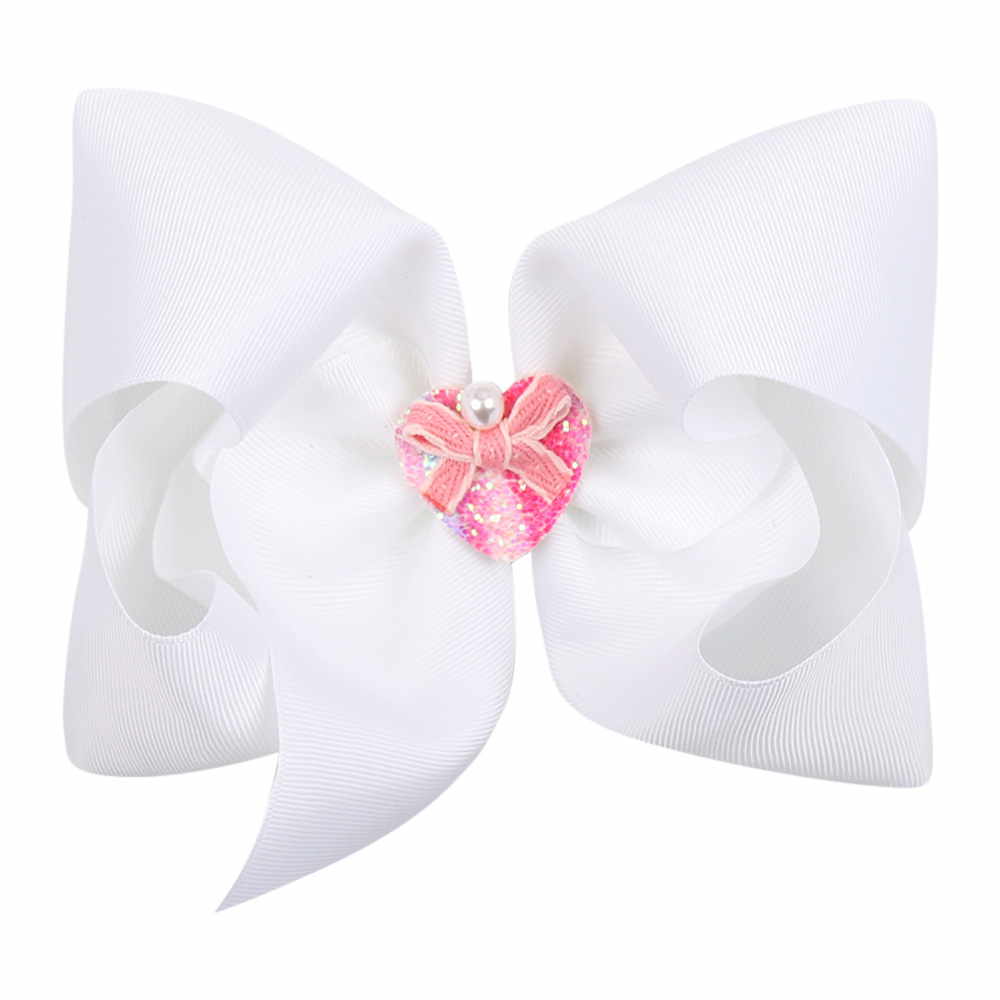 Large 7'' Valentine's Day Hair Bows