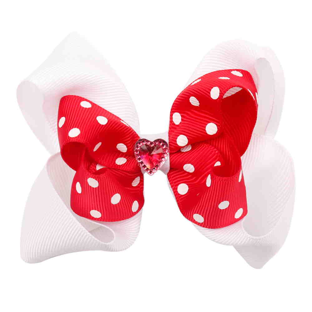 Valentine's Day 4'' Double Layered Hair Bows